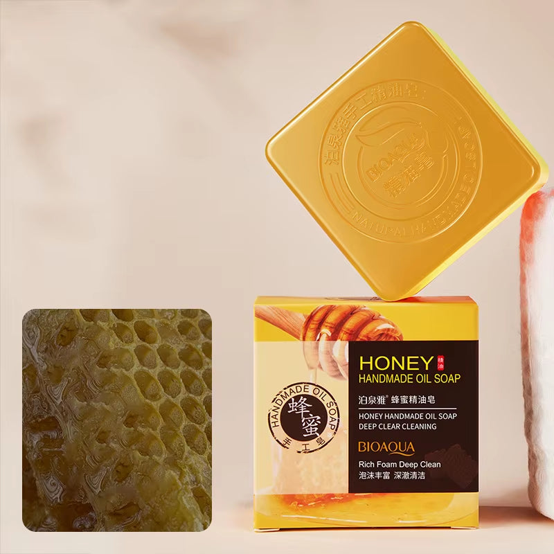 Bamboo Charcoal Body Care Cleaning Soap Moisturizing and Lasting Exfoliating Soap Long-Lasting Fragrance Body Care Soap