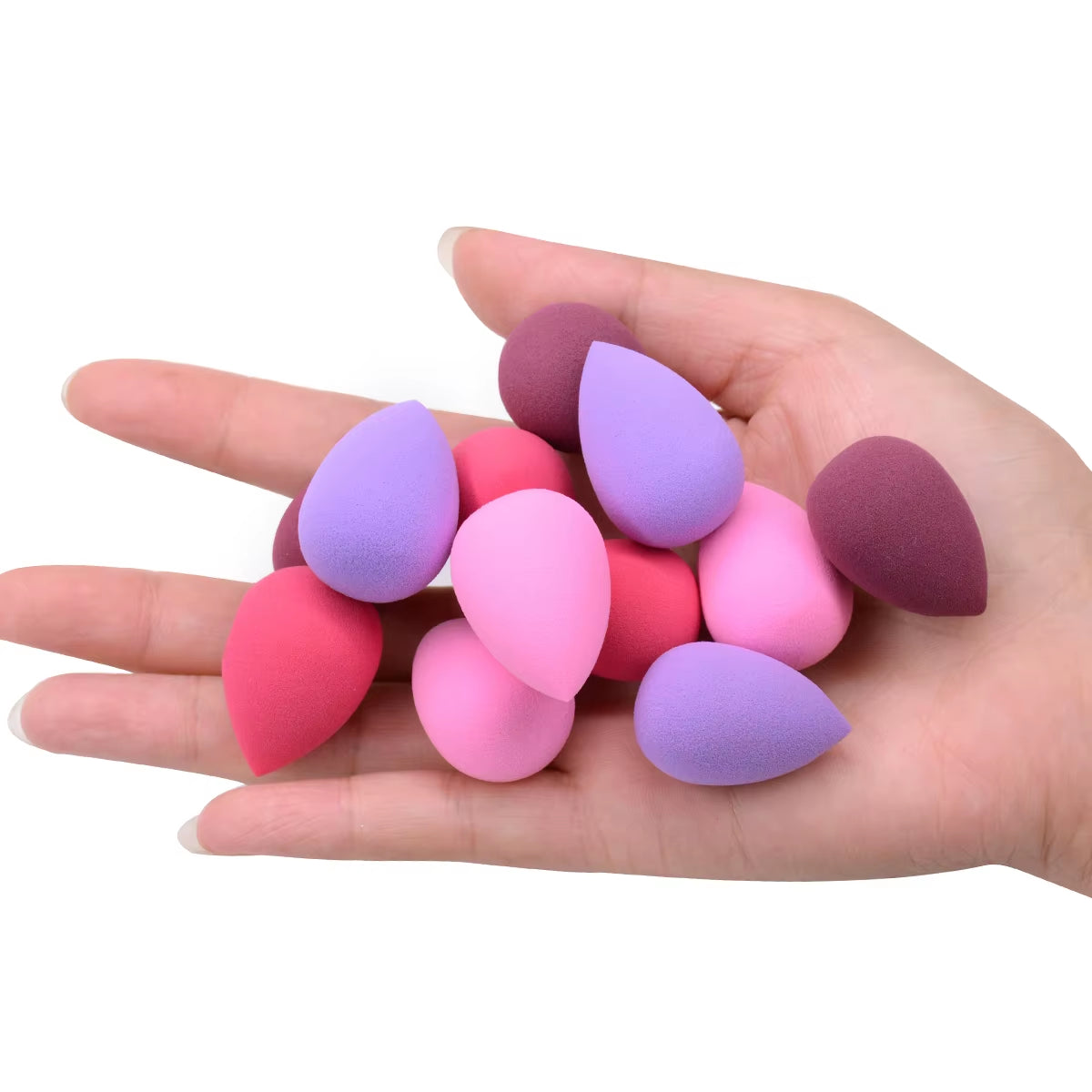 40Pcs Mini Makeup Sponge Beauty Eggs with Cosmetic Bag Face Make up Tools Set in Organizer Bulk Wholesale Micro Beauty Tools Kit