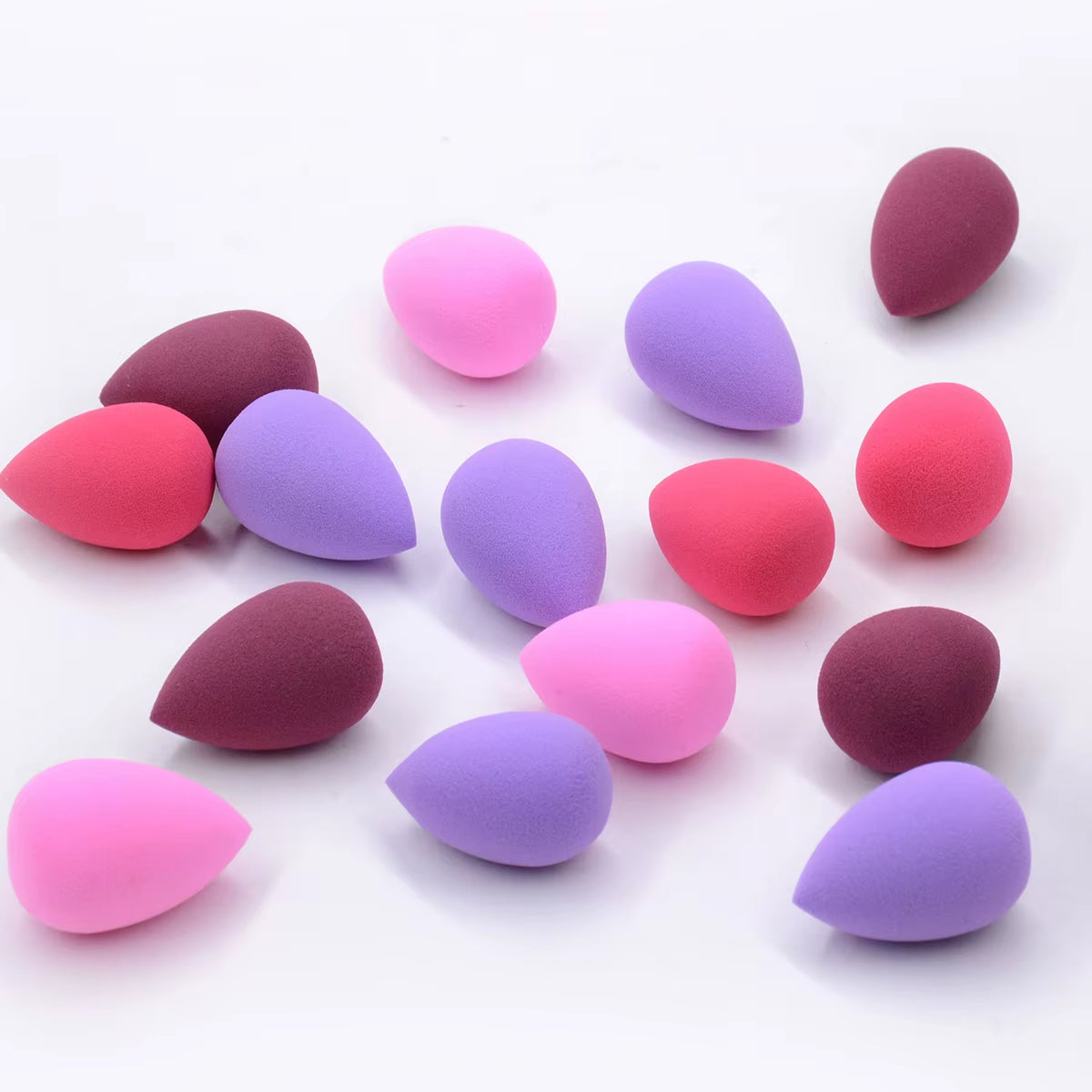 40Pcs Mini Makeup Sponge Beauty Eggs with Cosmetic Bag Face Make up Tools Set in Organizer Bulk Wholesale Micro Beauty Tools Kit