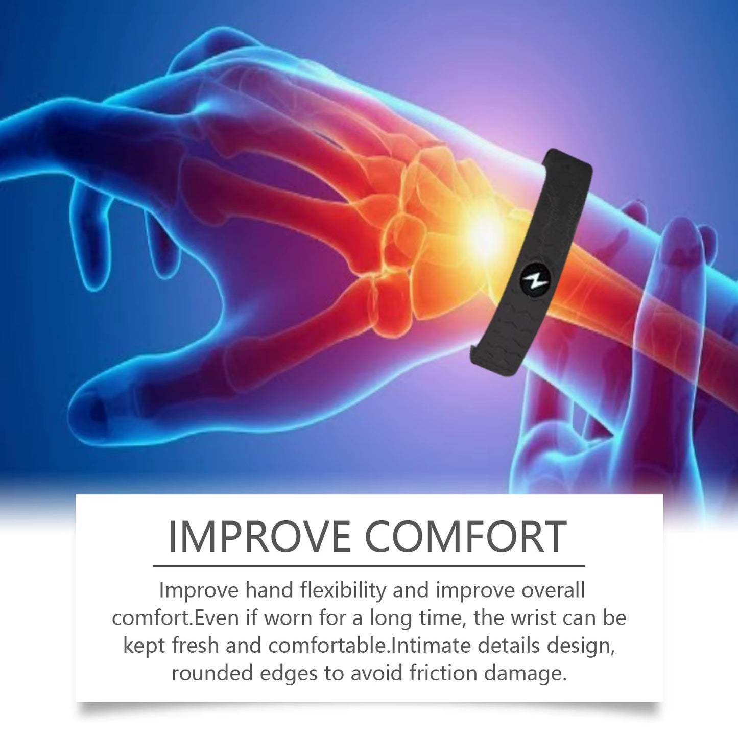 Energy Therapy Bracelet Relieve Arthritis Pain Hand Numbness anti Fatigue Improve Circulation Adjustable Bracelets