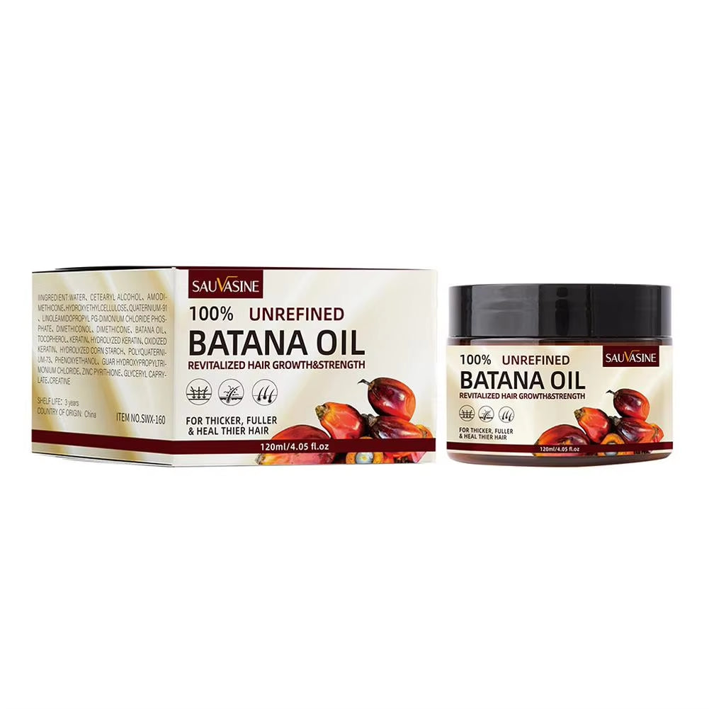 120G Batana Oil Conditioner for Hair Care, Raw Pure Batana Oil, Hair Care Mask for All Hair Types, Conditioner Care Split Ends