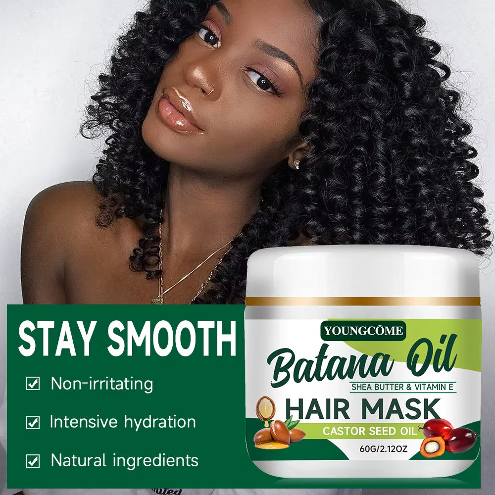 Batana Rosemary Hair Care Hair Mask Nourish Moisturize Improve Hair Quality Reduct Hair Loss Prevent Repair Revitalize Hair Care