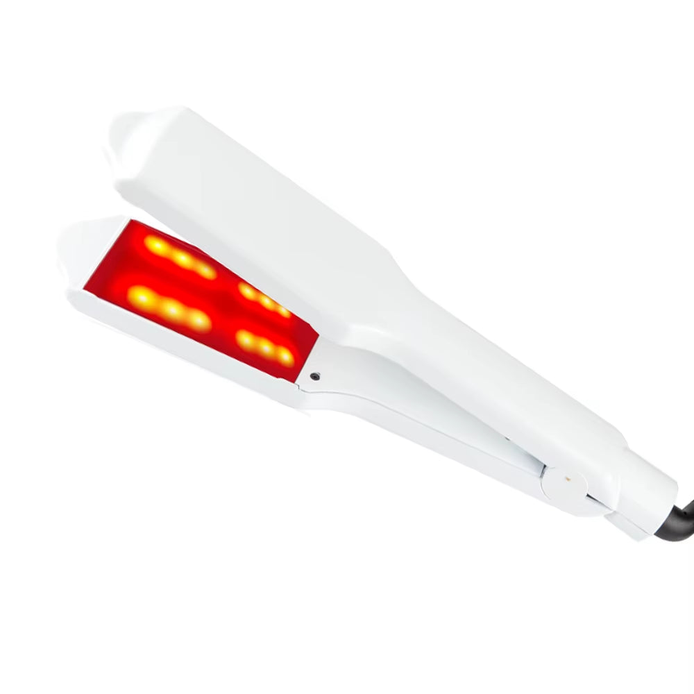 Hair Irons Infrared Ultrasonic Hair Care Iron for Frizzy Dry Hair Keratin Repair 2 Inch Hair Treatment Recovers Irons