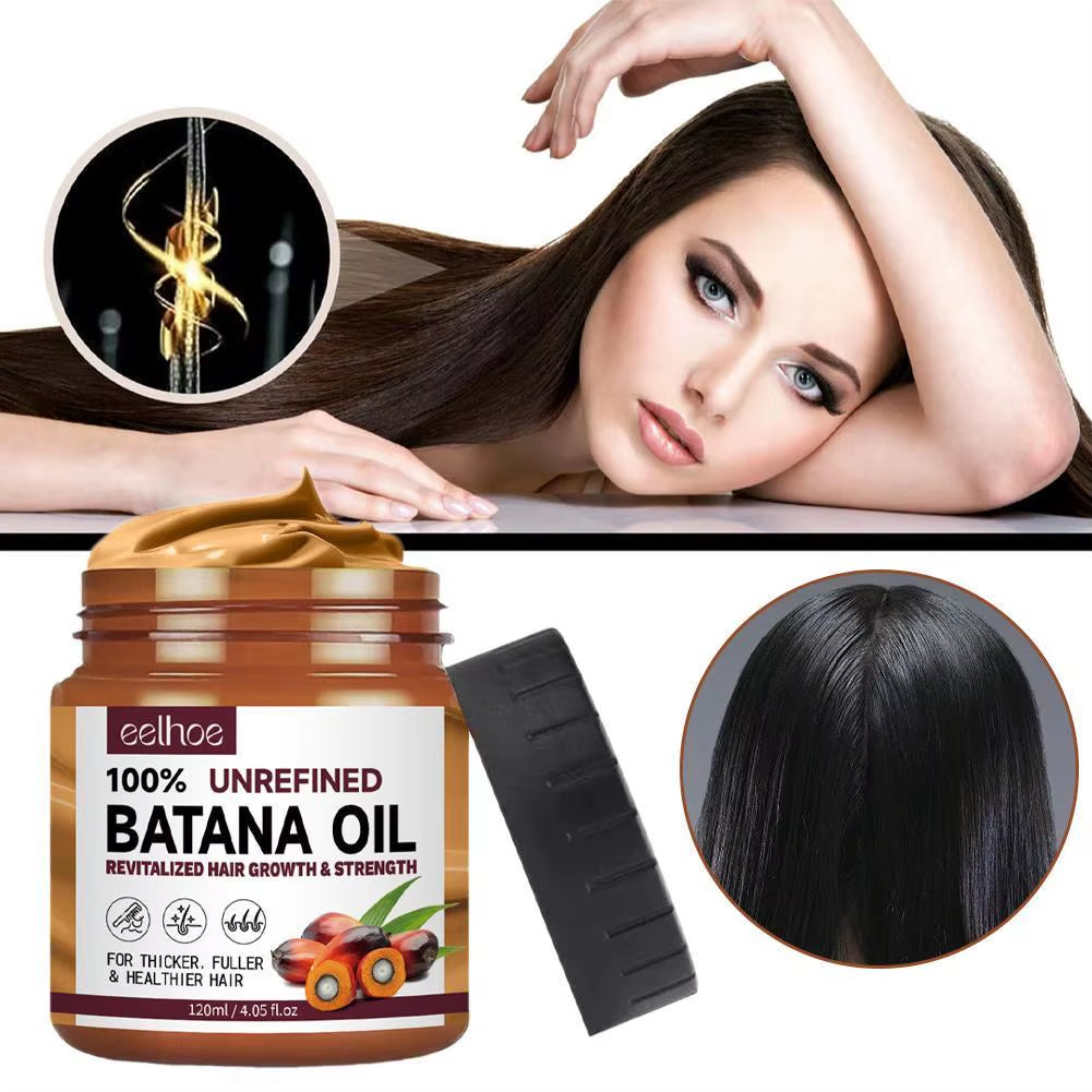 120G Batana Oil Conditioner for Hair Care, Raw Pure Batana Oil, Hair Care Mask for All Hair Types, Conditioner Care Split Ends
