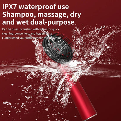 Hair Care Comb, Scalp Kneading Massager, Liquid Guide Comb, Red Light Hair Care Comb, Electric Massage Comb