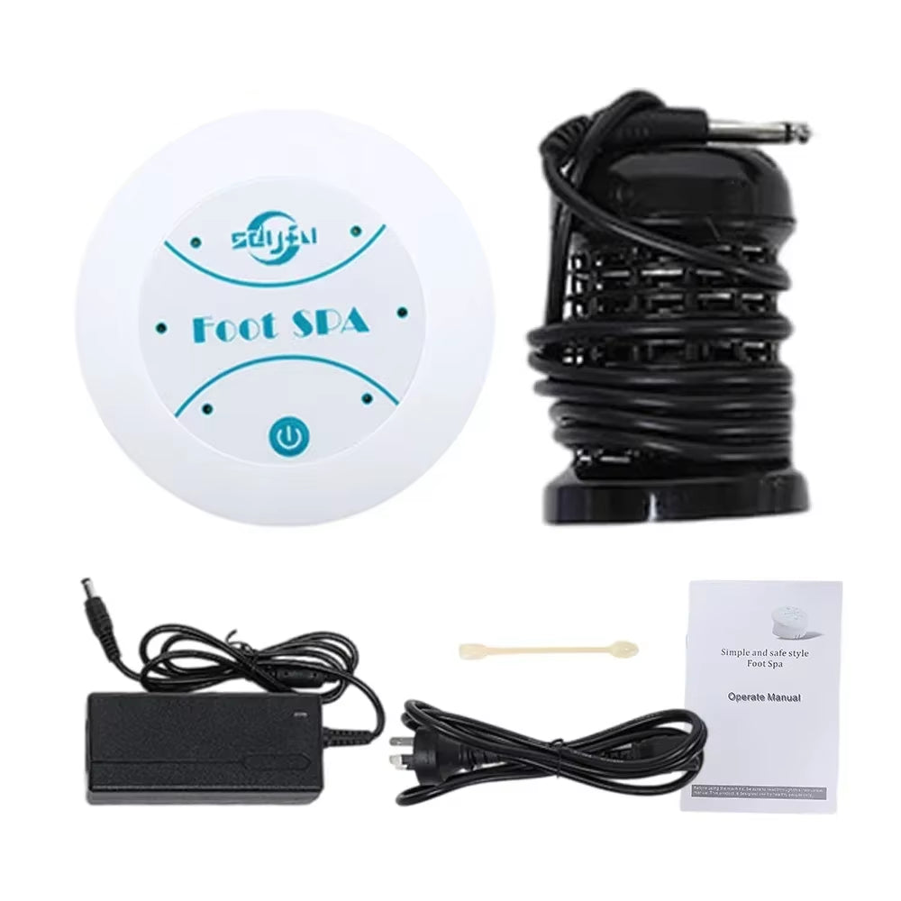 Foot Detox Machine Portable Ion Detoxifier Footbath Foot Washing Spa Foot Bath Pedicure Ionic Detox Massage Blood Circulation