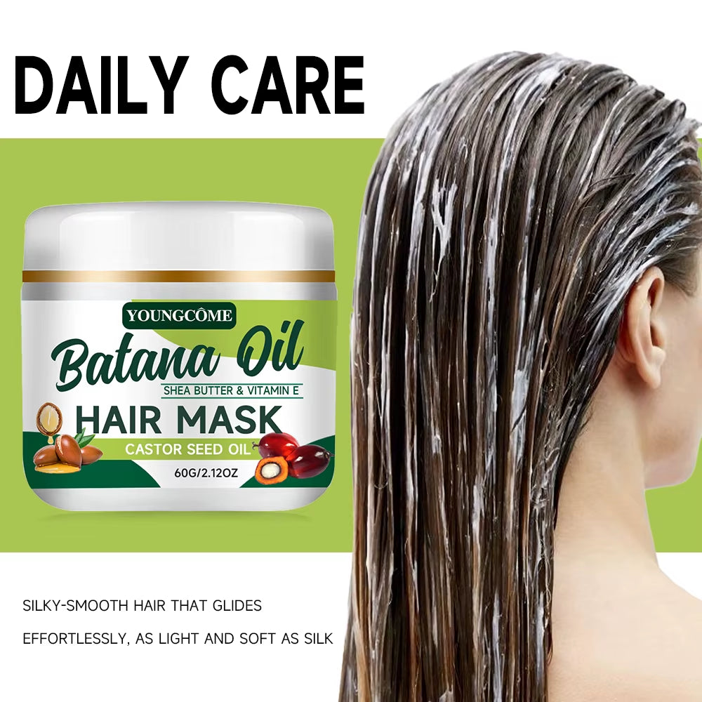 Batana Rosemary Hair Care Hair Mask Nourish Moisturize Improve Hair Quality Reduct Hair Loss Prevent Repair Revitalize Hair Care