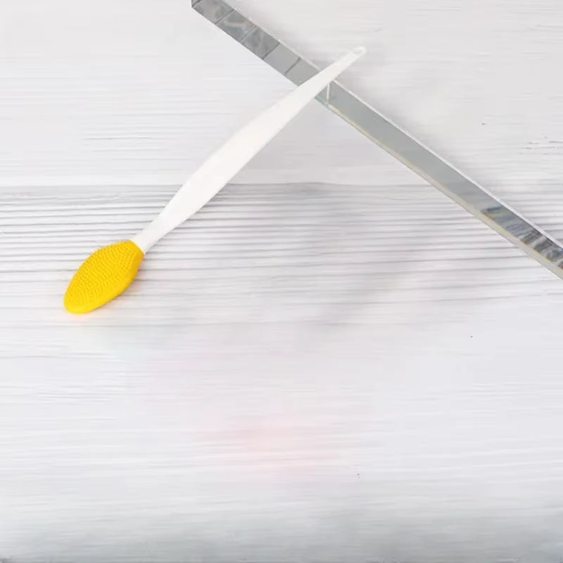 Skin Care Lip Exfoliating Facial Cleansing Face Scrub Nose Clean Brush Blackhead Remove Silicone Double-Sided Skin Care Tool
